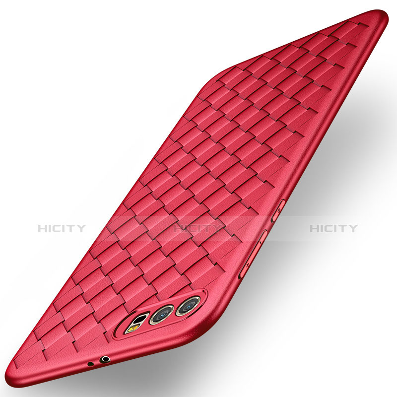 Funda Silicona Carcasa Goma Twill para Huawei Honor 9 Premium Rojo