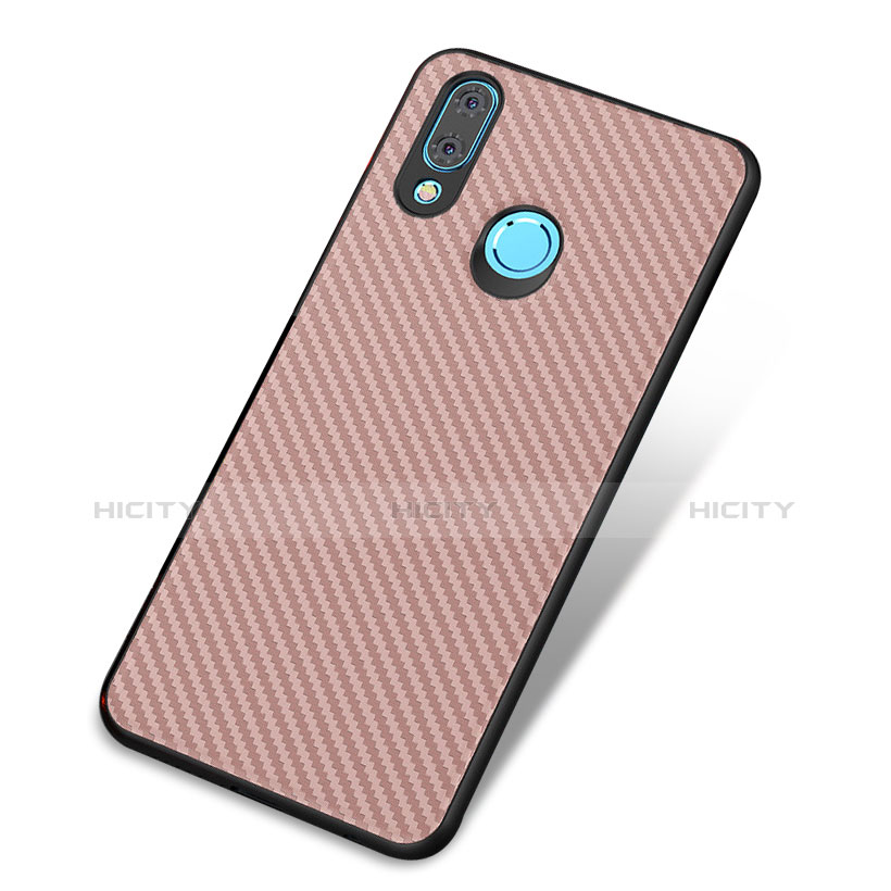 Funda Silicona Carcasa Goma Twill para Huawei Nova 3 Oro Rosa