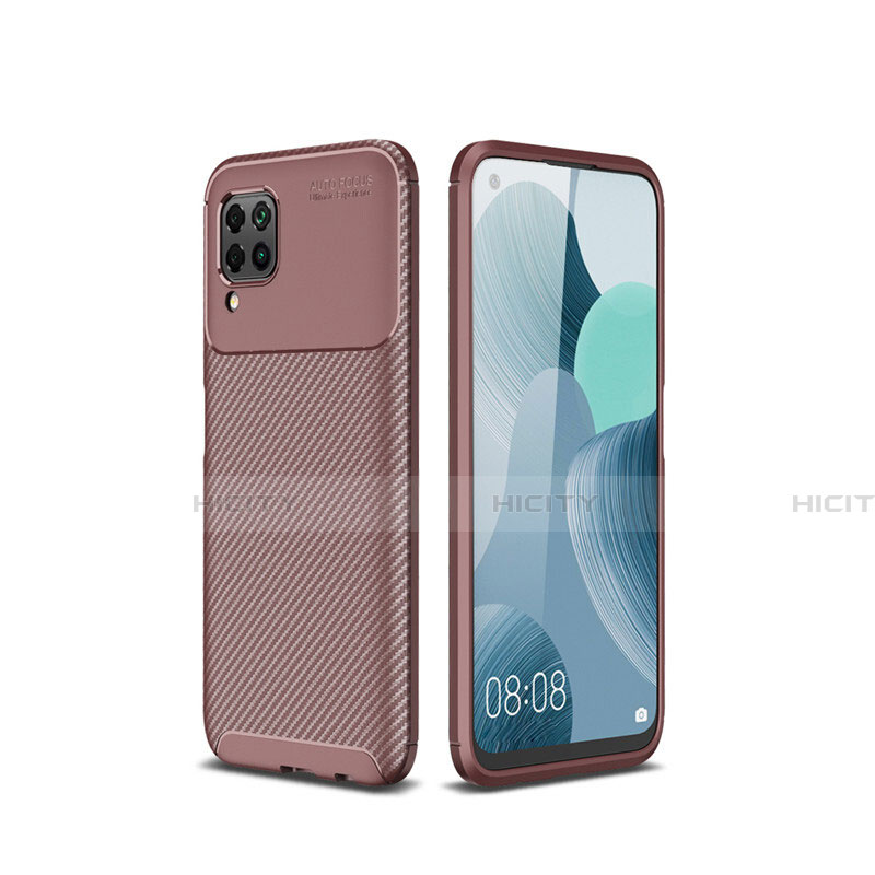 Funda Silicona Carcasa Goma Twill para Huawei Nova 7i Marron