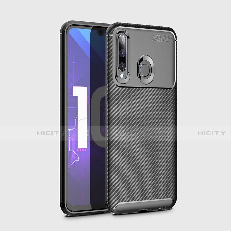 Funda Silicona Carcasa Goma Twill para Huawei P Smart+ Plus (2019) Negro