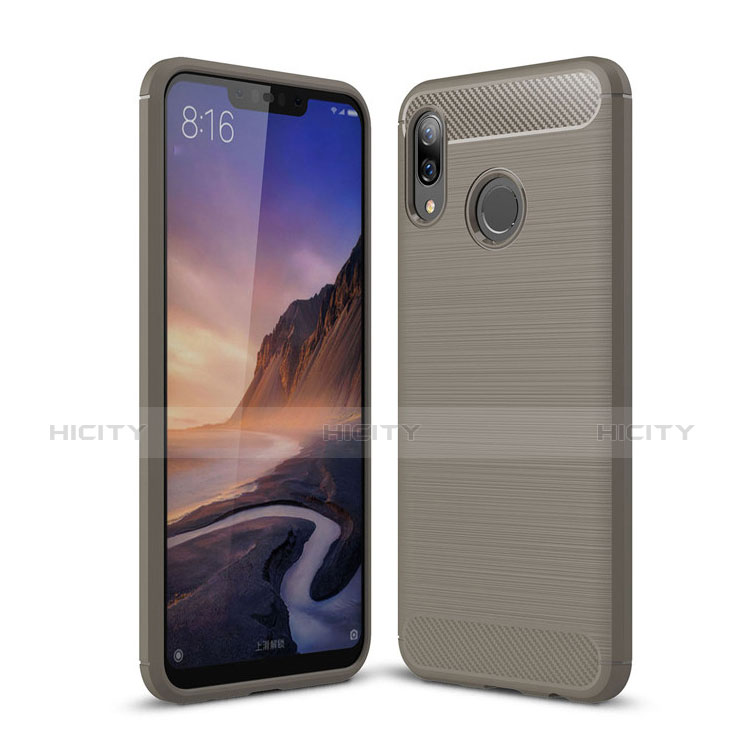 Funda Silicona Carcasa Goma Twill para Huawei P Smart+ Plus Gris