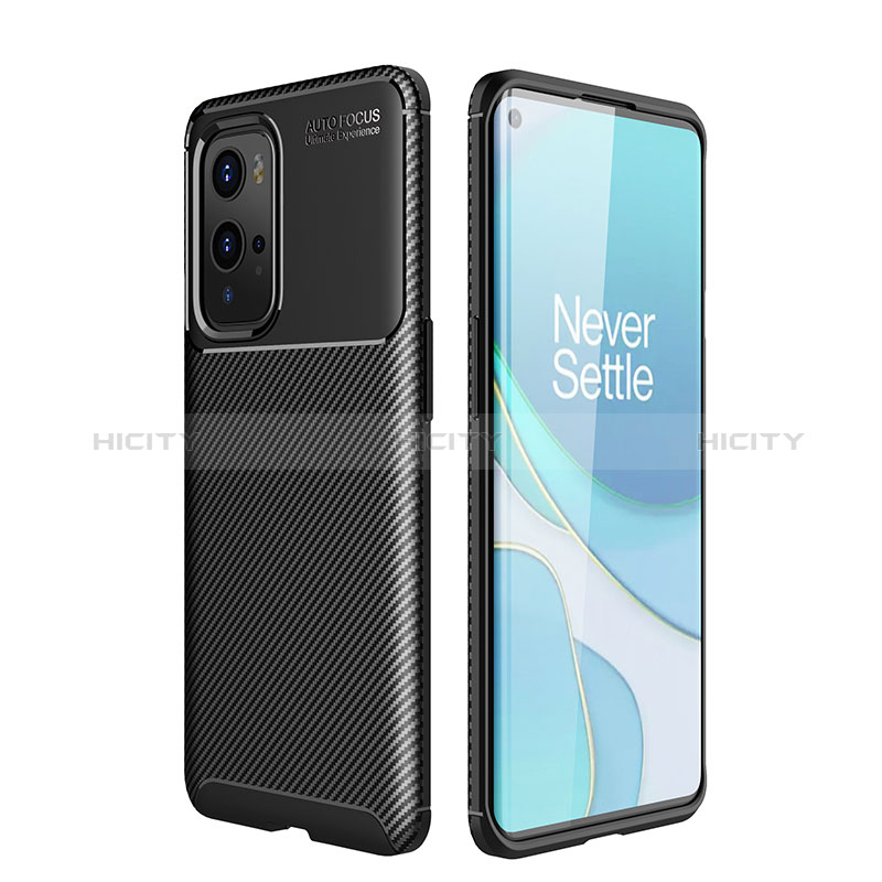 Funda Silicona Carcasa Goma Twill para OnePlus 9 Pro 5G Negro