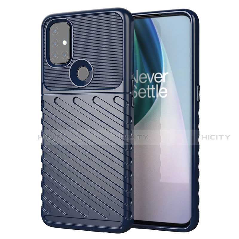 Funda Silicona Carcasa Goma Twill para OnePlus Nord N10 5G Azul