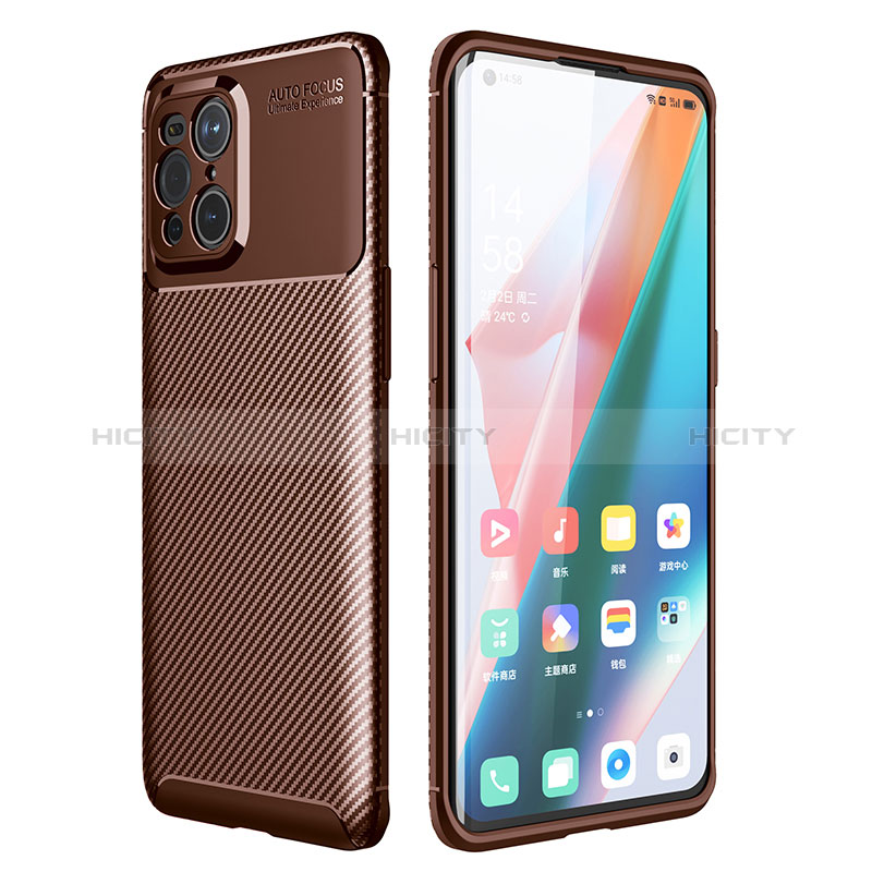 Funda Silicona Carcasa Goma Twill para Oppo Find X3 5G