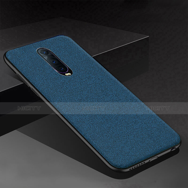 Funda Silicona Carcasa Goma Twill para Oppo RX17 Pro Azul