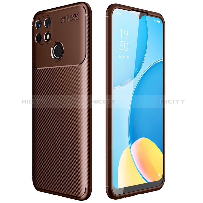 Funda Silicona Carcasa Goma Twill para Realme C12 Marron