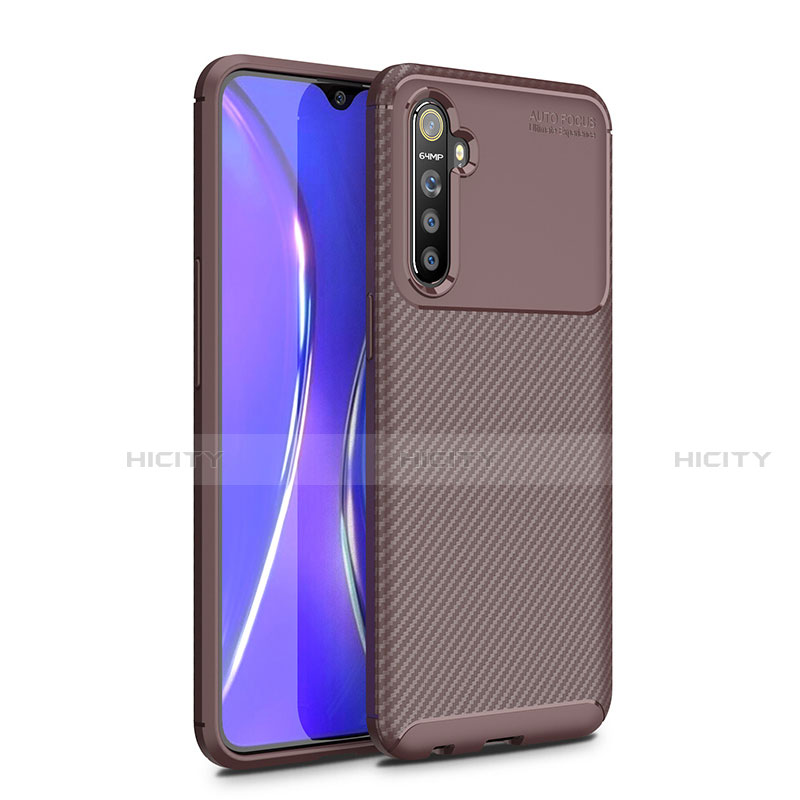 Funda Silicona Carcasa Goma Twill para Realme X2 Marron