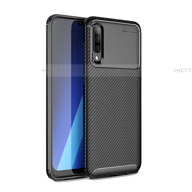 Funda Silicona Carcasa Goma Twill para Samsung Galaxy A70S Negro