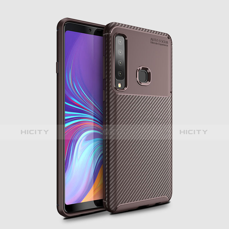 Funda Silicona Carcasa Goma Twill para Samsung Galaxy A9s Marron