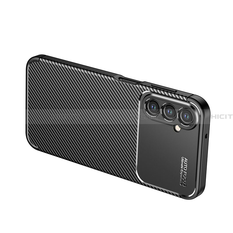 Funda Silicona Carcasa Goma Twill para Samsung Galaxy Jump3 5G Negro