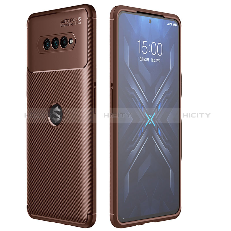 Funda Silicona Carcasa Goma Twill para Xiaomi Black Shark 4 5G Marron