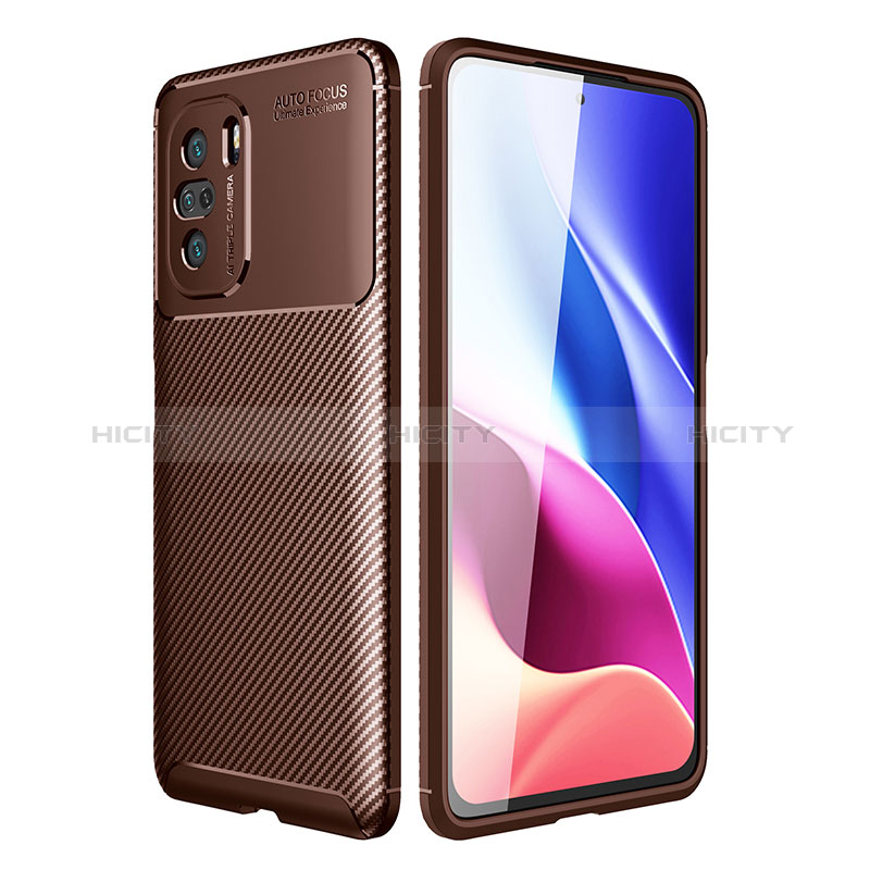 Funda Silicona Carcasa Goma Twill para Xiaomi Mi 11X Pro 5G Marron