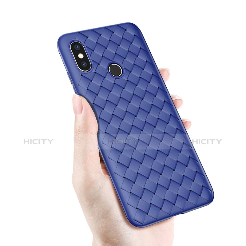 Funda Silicona Carcasa Goma Twill para Xiaomi Mi 8 Azul