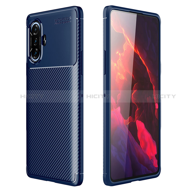 Funda Silicona Carcasa Goma Twill para Xiaomi Poco F3 GT 5G Azul