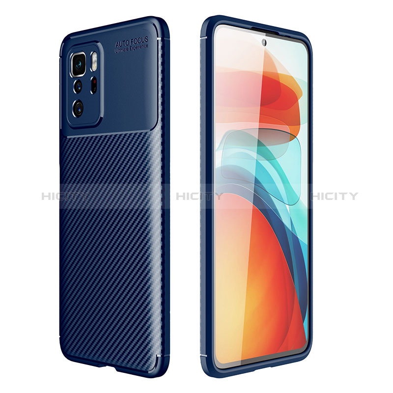 Funda Silicona Carcasa Goma Twill para Xiaomi Poco X3 GT 5G Azul