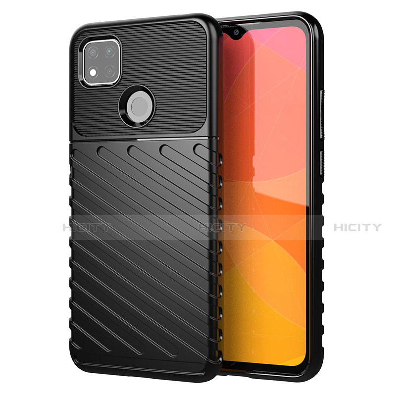 Funda Silicona Carcasa Goma Twill para Xiaomi Redmi 9C NFC Negro