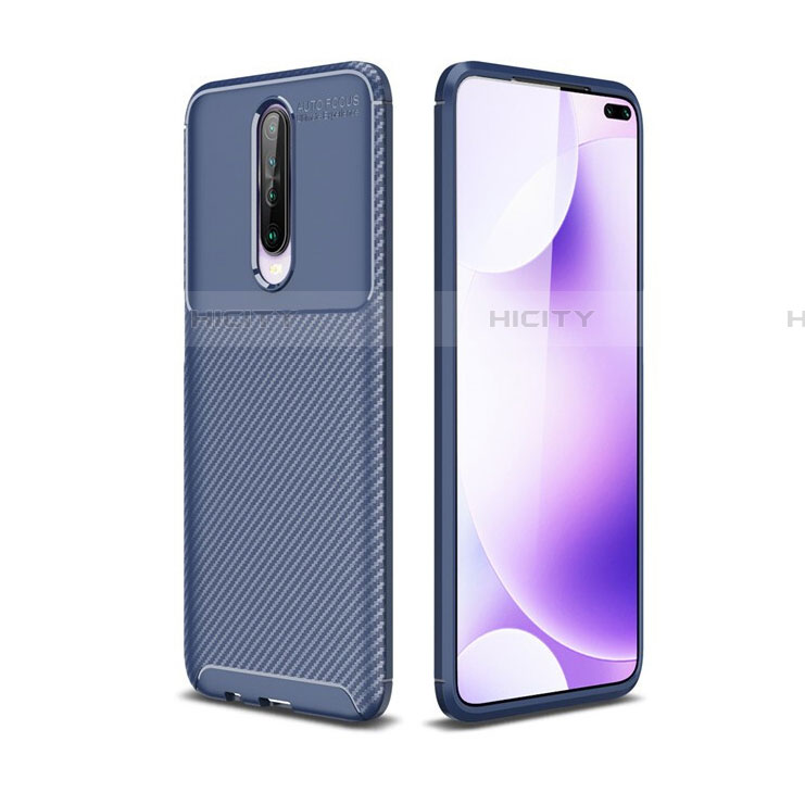 Funda Silicona Carcasa Goma Twill para Xiaomi Redmi K30 4G Azul