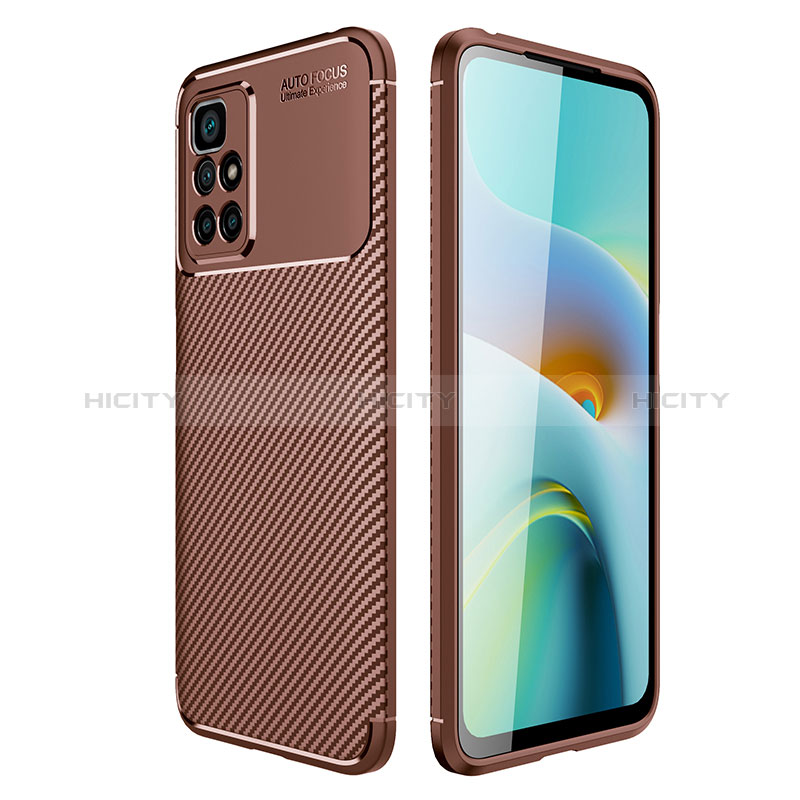 Funda Silicona Carcasa Goma Twill para Xiaomi Redmi Note 11 4G (2021) Marron