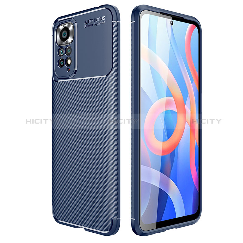 Funda Silicona Carcasa Goma Twill para Xiaomi Redmi Note 11S 4G Azul