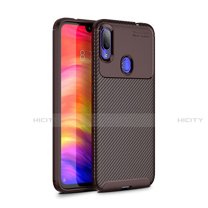 Funda Silicona Carcasa Goma Twill para Xiaomi Redmi Note 7 Marron