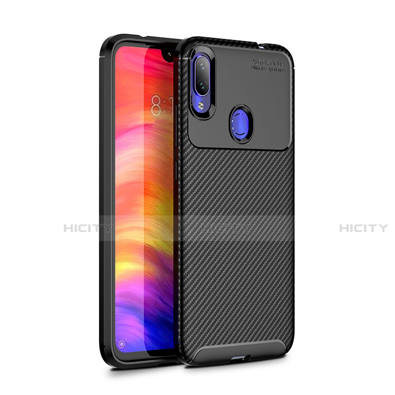 Funda Silicona Carcasa Goma Twill para Xiaomi Redmi Note 7 Pro Negro