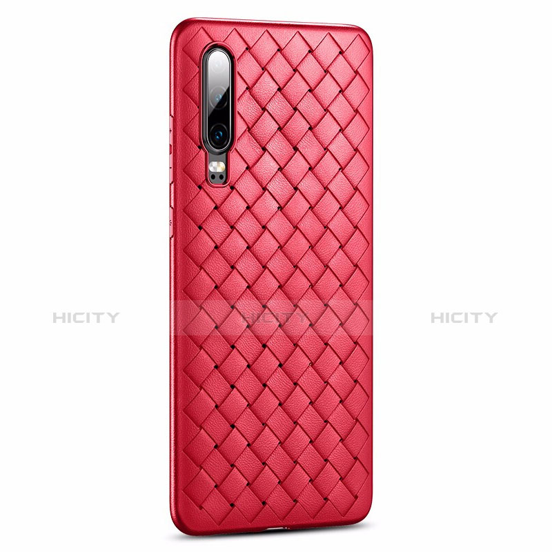 Funda Silicona Carcasa Goma Twill R01 para Huawei P30 Rojo