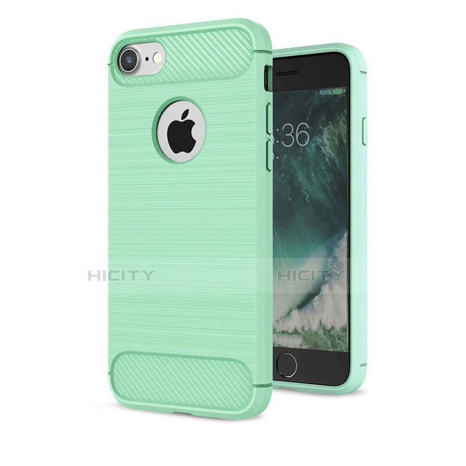 Funda Silicona Carcasa Goma Twill S01 para Apple iPhone 8 Verde