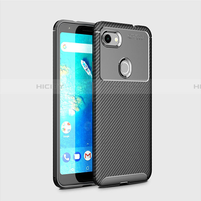 Funda Silicona Carcasa Goma Twill S01 para Google Pixel 3 Negro