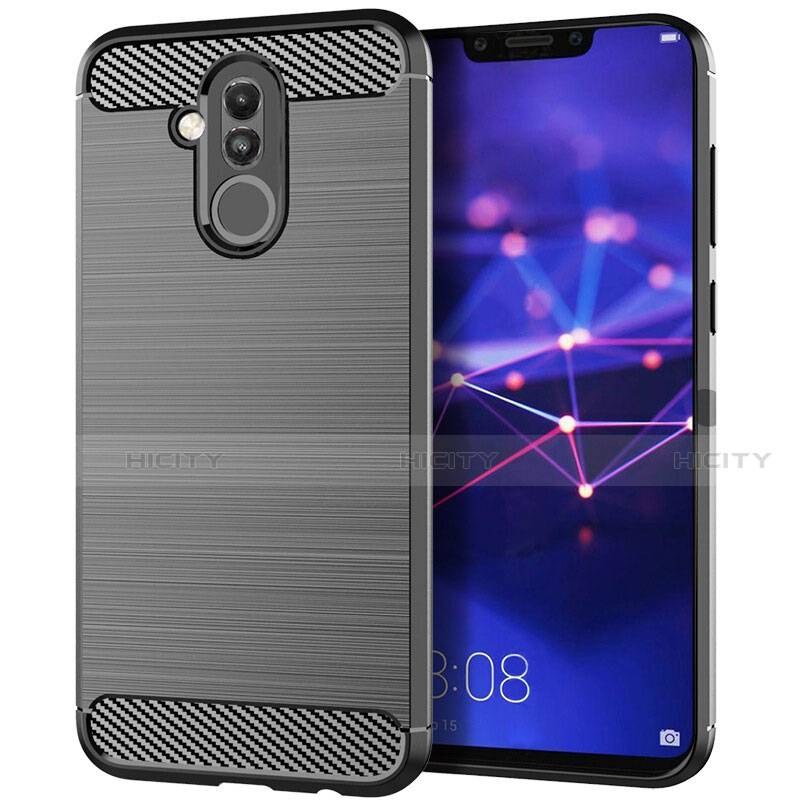 Funda Silicona Carcasa Goma Twill S01 para Huawei Mate 20 Lite Gris