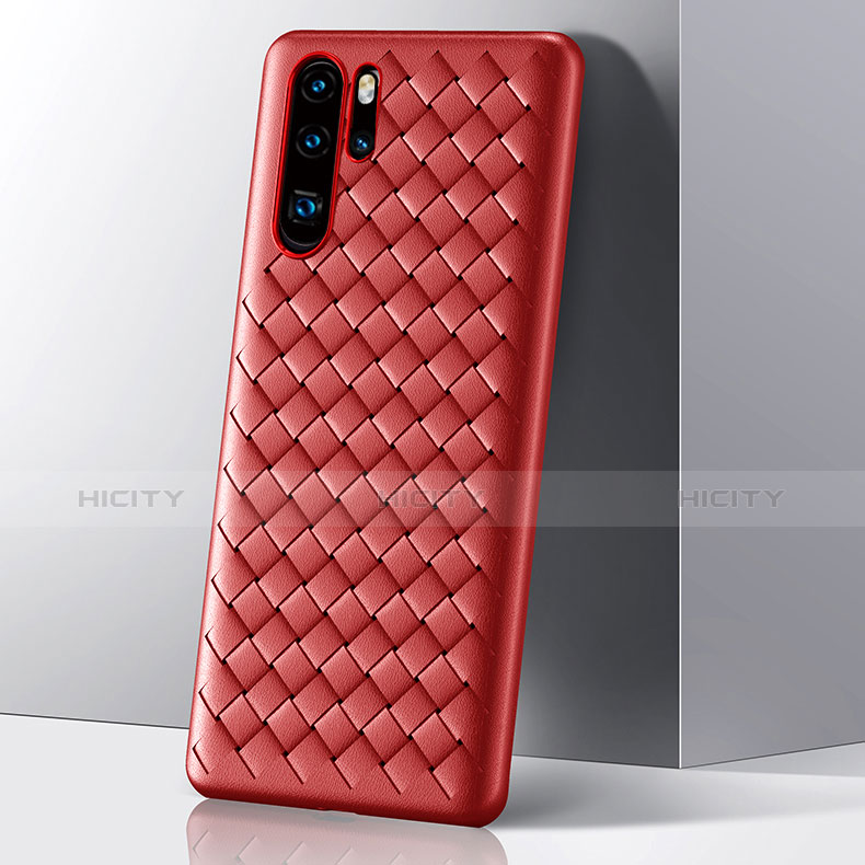 Funda Silicona Carcasa Goma Twill S01 para Huawei P30 Pro Rojo