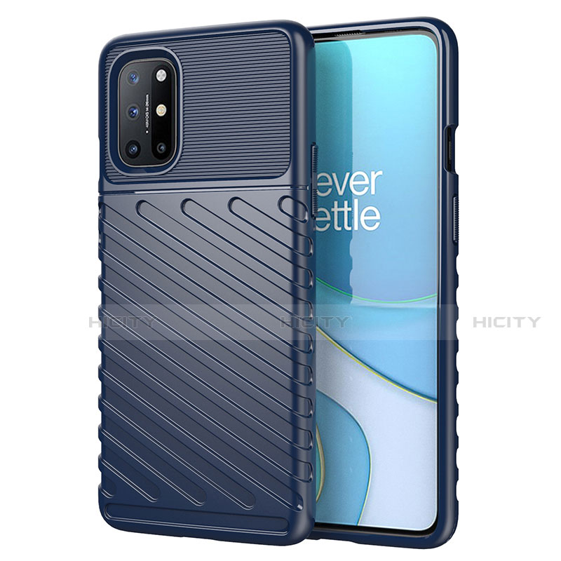 Funda Silicona Carcasa Goma Twill S01 para OnePlus 8T 5G Azul