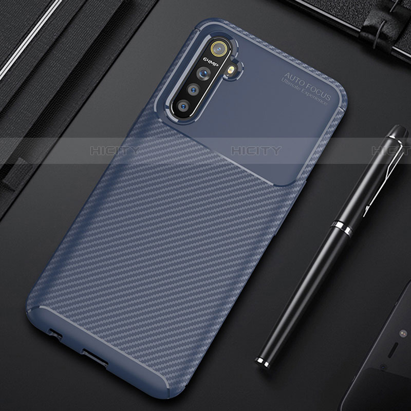 Funda Silicona Carcasa Goma Twill S01 para Oppo K5 Azul