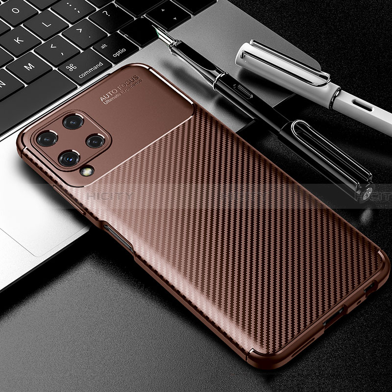 Funda Silicona Carcasa Goma Twill S01 para Samsung Galaxy A22 4G Marron