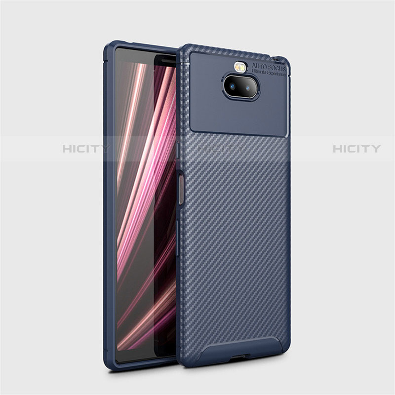 Funda Silicona Carcasa Goma Twill S01 para Sony Xperia 10 Azul