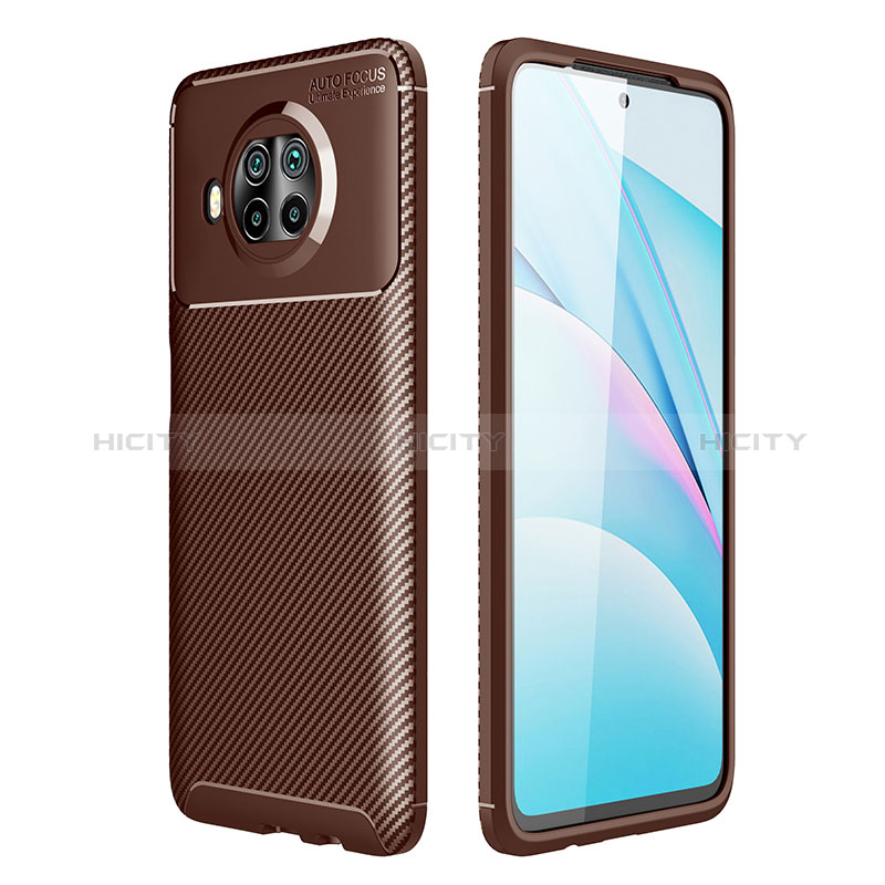 Funda Silicona Carcasa Goma Twill S01 para Xiaomi Mi 10i 5G Marron