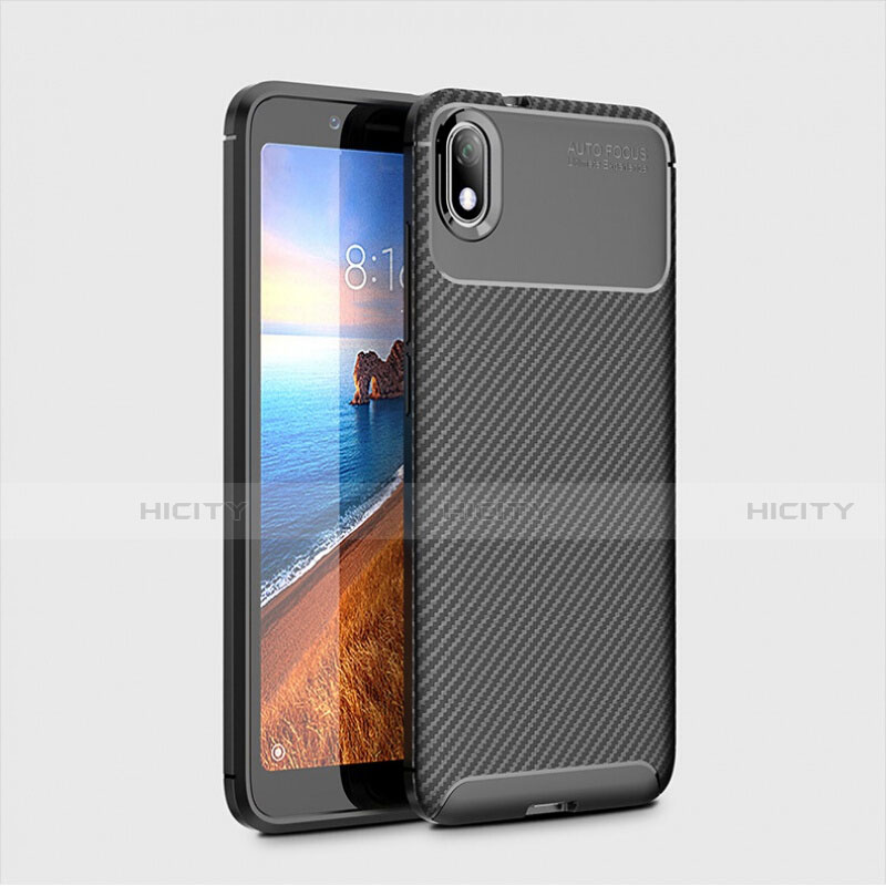 Funda Silicona Carcasa Goma Twill S01 para Xiaomi Redmi 7A Negro