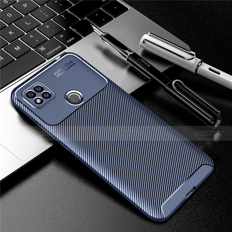 Funda Silicona Carcasa Goma Twill S01 para Xiaomi Redmi 9C NFC Azul