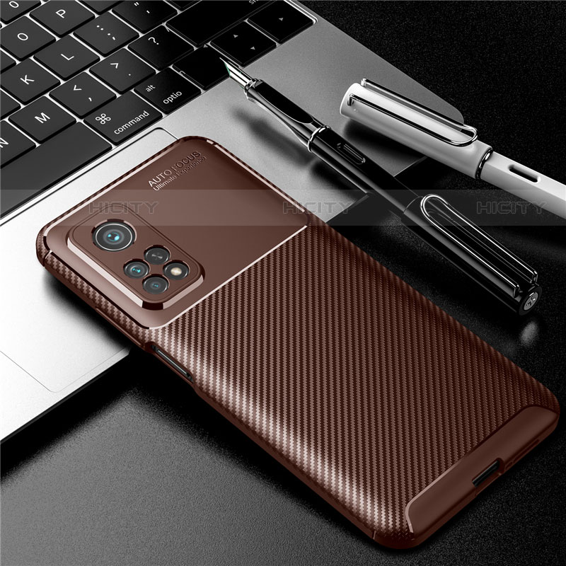 Funda Silicona Carcasa Goma Twill S01 para Xiaomi Redmi K30S 5G Marron