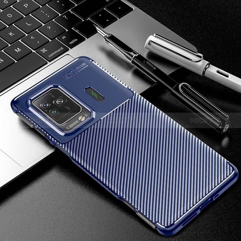 Funda Silicona Carcasa Goma Twill S02 para Xiaomi Black Shark 5 Pro 5G Azul