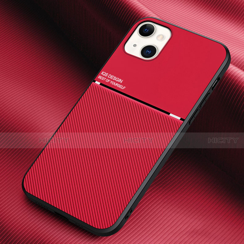 Funda Silicona Carcasa Goma Twill S03 para Apple iPhone 13 Mini Rojo