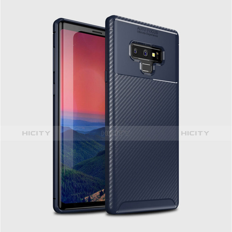 Funda Silicona Carcasa Goma Twill T01 para Samsung Galaxy Note 9 Azul