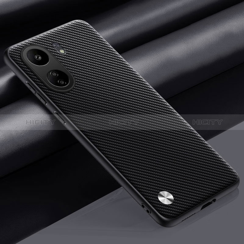 Funda Silicona Carcasa Goma Twill T01 para Xiaomi Poco C65 Negro