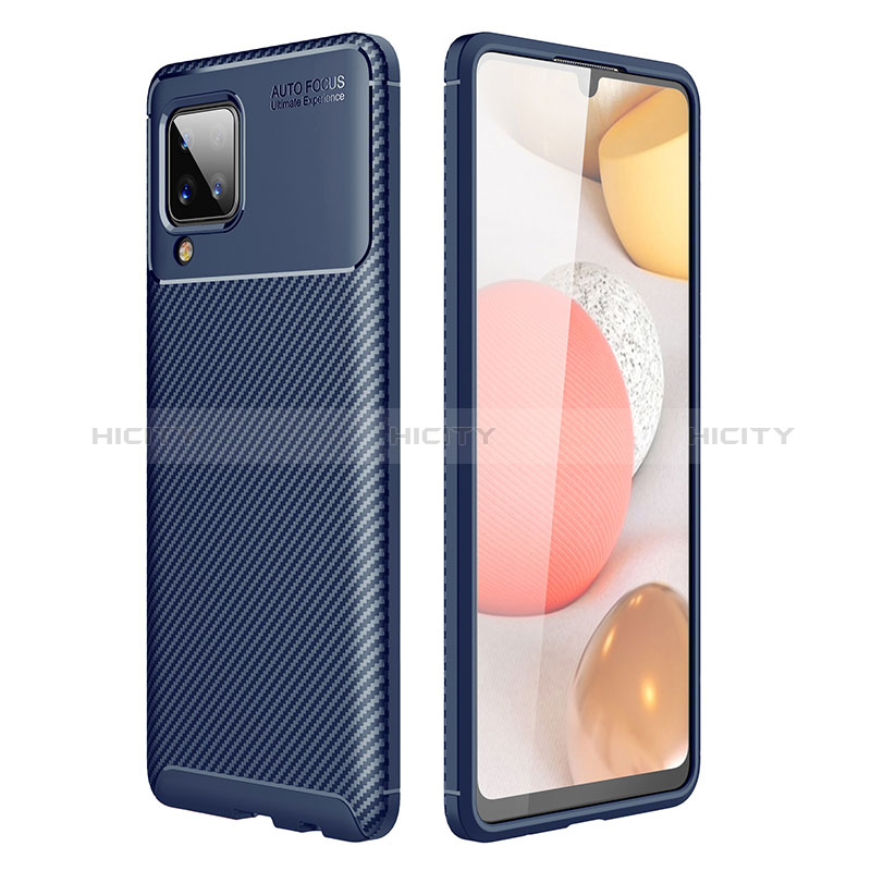 Funda Silicona Carcasa Goma Twill WL1 para Samsung Galaxy A12 5G Azul