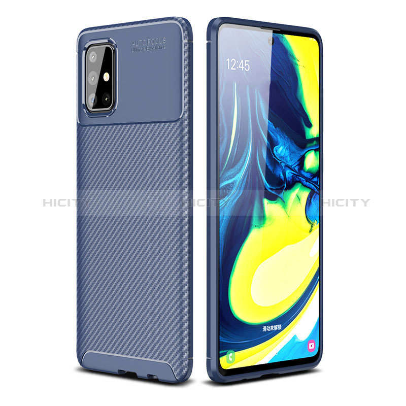 Funda Silicona Carcasa Goma Twill WL1 para Samsung Galaxy A71 4G A715 Azul