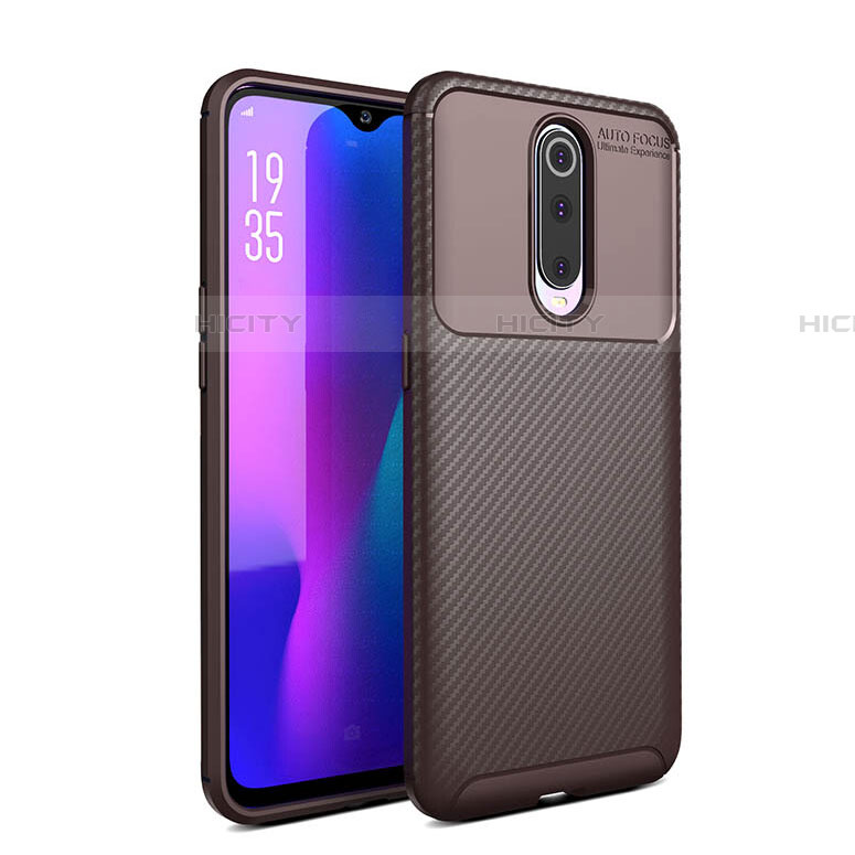 Funda Silicona Carcasa Goma Twill Y01 para Oppo RX17 Pro Marron