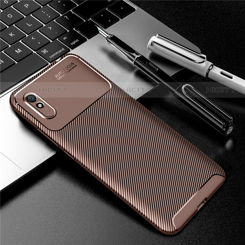 Funda Silicona Carcasa Goma Twill Y01 para Xiaomi Redmi 9AT Marron