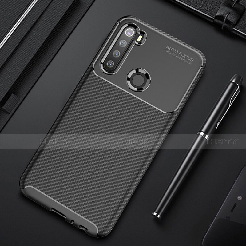 Funda Silicona Carcasa Goma Twill Y01 para Xiaomi Redmi Note 8 (2021) Negro