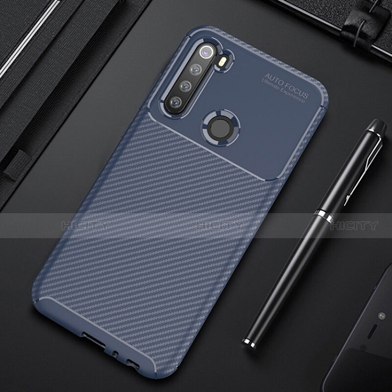 Funda Silicona Carcasa Goma Twill Y01 para Xiaomi Redmi Note 8T Azul