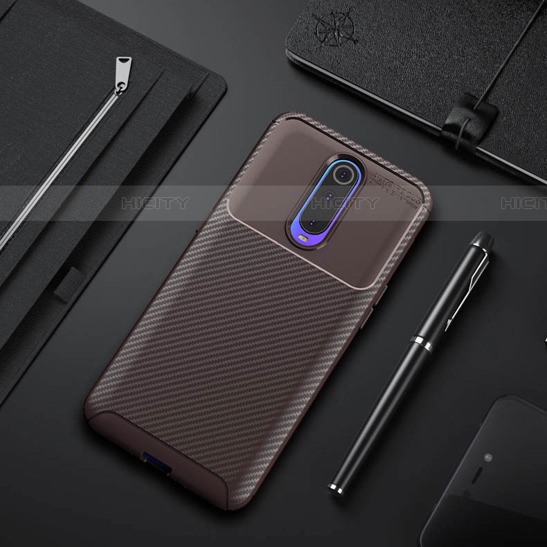 Funda Silicona Carcasa Goma Twill Y02 para Oppo RX17 Pro Marron