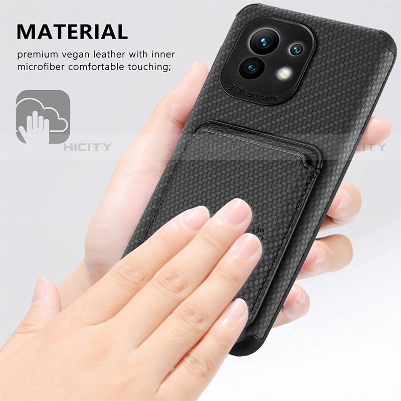 Funda Silicona Carcasa Ultrafina Goma con Magnetico A05 para Xiaomi Mi 11 5G